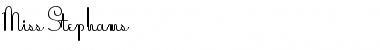 Download Miss Stephams Font Download Miss Stephams Font