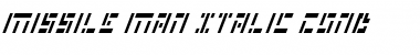 Download Missile Man Italic Cond Font Download Missile Man Italic Cond Font