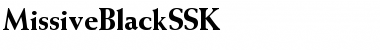 Download MissiveBlackSSK Font Download MissiveBlackSSK Font