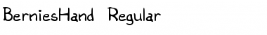 Download BerniesHand Font Download BerniesHand Font