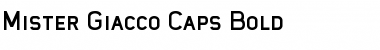 Download Mister Giacco Caps Font Download Mister Giacco Caps Font