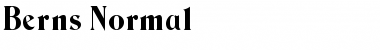 Download Berns Font Download Berns Font