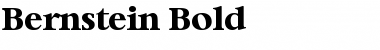 Download Bernstein-Bold Font Download Bernstein-Bold Font