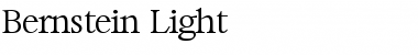 Download Bernstein-Light Font Download Bernstein-Light Font