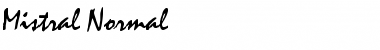 Download Mistral-Normal Font Download Mistral-Normal Font