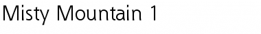 Download Misty Mountain 1 Font Download Misty Mountain 1 Font