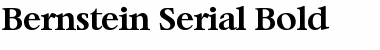 Bernstein-Serial Bold Font
