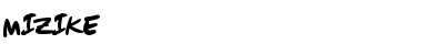 Download mizike Font Download mizike Font