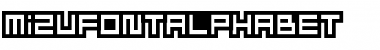 Download MizuFontAlphabet Font Download MizuFontAlphabet Font