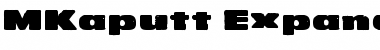 Download MKaputt-Expanded Font Download MKaputt-Expanded Font