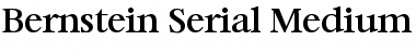 Download Bernstein-Serial-Medium Font Download Bernstein-Serial-Medium Font