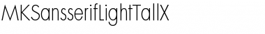 Download MKSansserifLightTallX Font Download MKSansserifLightTallX Font