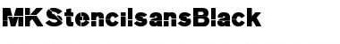 Download MKStencilsansBlack Font Download MKStencilsansBlack Font