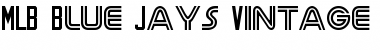 Download MLB Blue Jays Font Download MLB Blue Jays Font