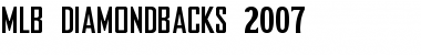 Download MLB Diamondbacks 2007 Font Download MLB Diamondbacks 2007 Font