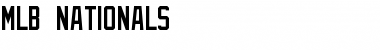Download MLB Nationals Font Download MLB Nationals Font
