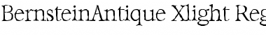 Download BernsteinAntique-Xlight Font Download BernsteinAntique-Xlight Font