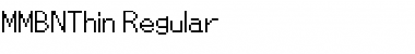 Download MMBNThin Font Download MMBNThin Font