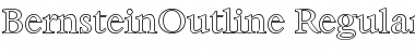 Download BernsteinOutline Font Download BernsteinOutline Font