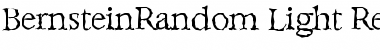 Download BernsteinRandom-Light Font Download BernsteinRandom-Light Font