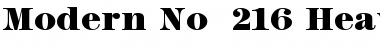 Download Modern No. 216 Heavy Font Download Modern No. 216 Heavy Font