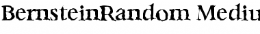 Download BernsteinRandom-Medium Font Download BernsteinRandom-Medium Font