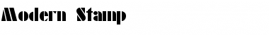 Download Modern Stamp Font Download Modern Stamp Font
