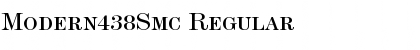 Download Modern438Smc Font Download Modern438Smc Font