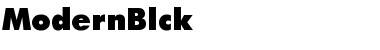 Download ModernBlck Font Download ModernBlck Font