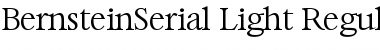 Download BernsteinSerial-Light Font Download BernsteinSerial-Light Font