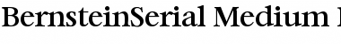 Download BernsteinSerial-Medium Font Download BernsteinSerial-Medium Font