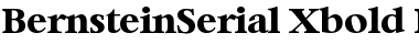 Download BernsteinSerial-Xbold Font Download BernsteinSerial-Xbold Font