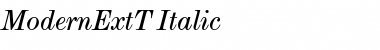 Download ModernExtT Font Download ModernExtT Font