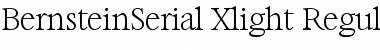 Download BernsteinSerial-Xlight Font Download BernsteinSerial-Xlight Font