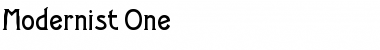 Download Modernist One Font Download Modernist One Font