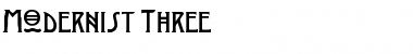 Download Modernist Three Font Download Modernist Three Font
