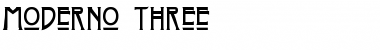 Download Moderno Three Font Download Moderno Three Font