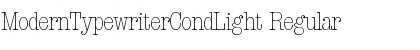 Download ModernTypewriterCondLight Font Download ModernTypewriterCondLight Font
