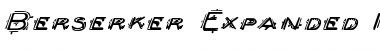 Download Berserker Expanded Italic Font Download Berserker Expanded Italic Font