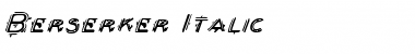 Download Berserker Italic Font Download Berserker Italic Font