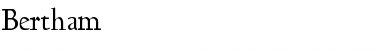 Download Bertham Font Download Bertham Font