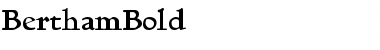 Download BerthamBold Font Download BerthamBold Font