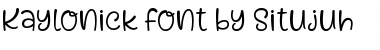 Download Kaylonick Font Download Kaylonick Font