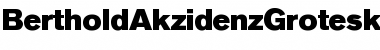 Download BertholdAkzidenzGroteskBESuper Font Download BertholdAkzidenzGroteskBESuper Font