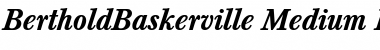 Download BertholdBaskerville-Medium Font Download BertholdBaskerville-Medium Font
