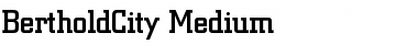 Download BertholdCity-Medium Font Download BertholdCity-Medium Font