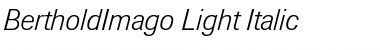 Download BertholdImago-Light Font Download BertholdImago-Light Font