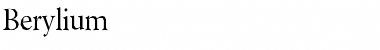 Download Berylium Font Download Berylium Font