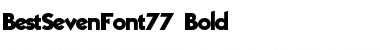 Download BestSevenFont77 Font Download BestSevenFont77 Font