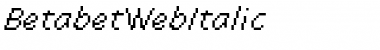 Download BetabetWebItalic Font Download BetabetWebItalic Font